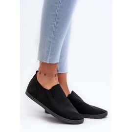 Sneakers slip-on da donna nere nero 1