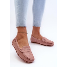 Mocassini da donna Big Star Pink rosa 2