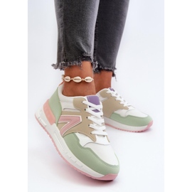 Eleganti sneakers da donna sulla piattaforma Multicolor multicolore 1