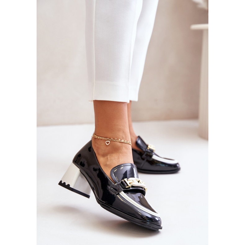 Artiker Scarpe da donna in vernice nera nero 1