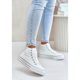 Sneakers alte isolanti bianche Big Star bianco 1