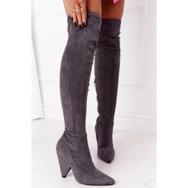 Step in style Stivali Modello Lu Boo XW37356 Camoscio Grigio - Entra con stile 1