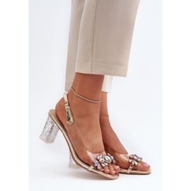 Step in style Sandali Modello Da MR38-444 Gold - Entra con stile giallo 1