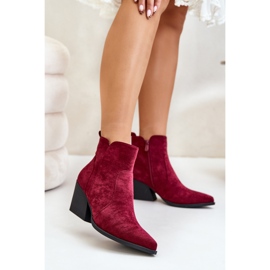 Step in style Stivali Modello Virtris RQ491 Bordo - Entra con stile rosso 1