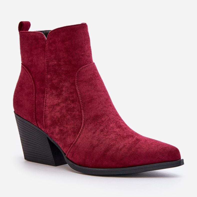 Step in style Stivali Modello Virtris RQ491 Bordo - Entra con stile rosso 2