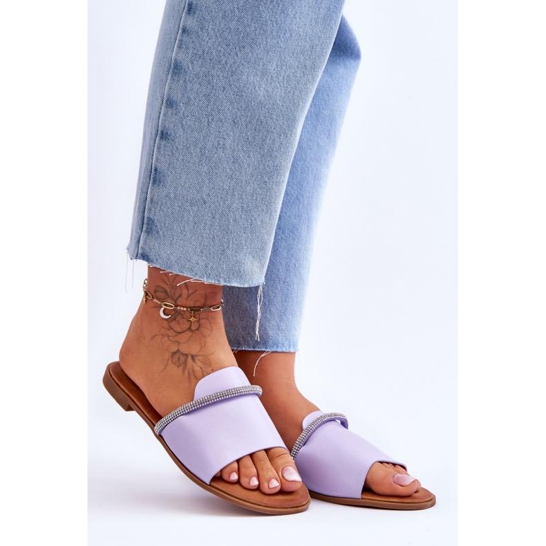 Step in style Sandalo Infradito Modello Termen W-78 Viola - Entra con stile 1