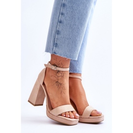 Step in style Sandali Modello Merila LC-29 Beige - Entra con stile 1