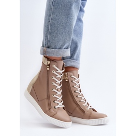 Step in style Sneakers Modello Zazoo 3081 Beige - Entra con stile 1