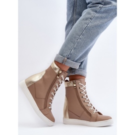 Step in style Sneakers Modello Zazoo 3081 Beige - Entra con stile 2