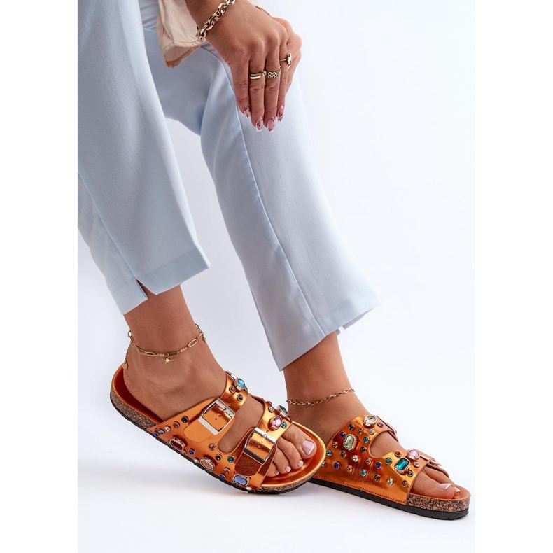 Step in style Sandalo Infradito Modello S.Barski MY121 Arancio - Entra con stile arancia 1