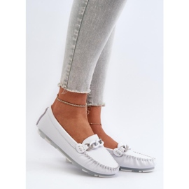 Step in style Mocassini Modello S.Barski LR339 Bianco - Entra con stile 1