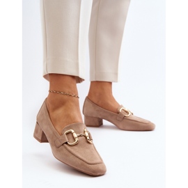 Step in style Décolleté Modello Dolvira C-219 Beige - Entra con stile 1