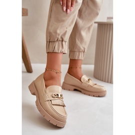 Step in style Mocassini Modello Zanita GQ8-010 Beige - Entra con stile 1