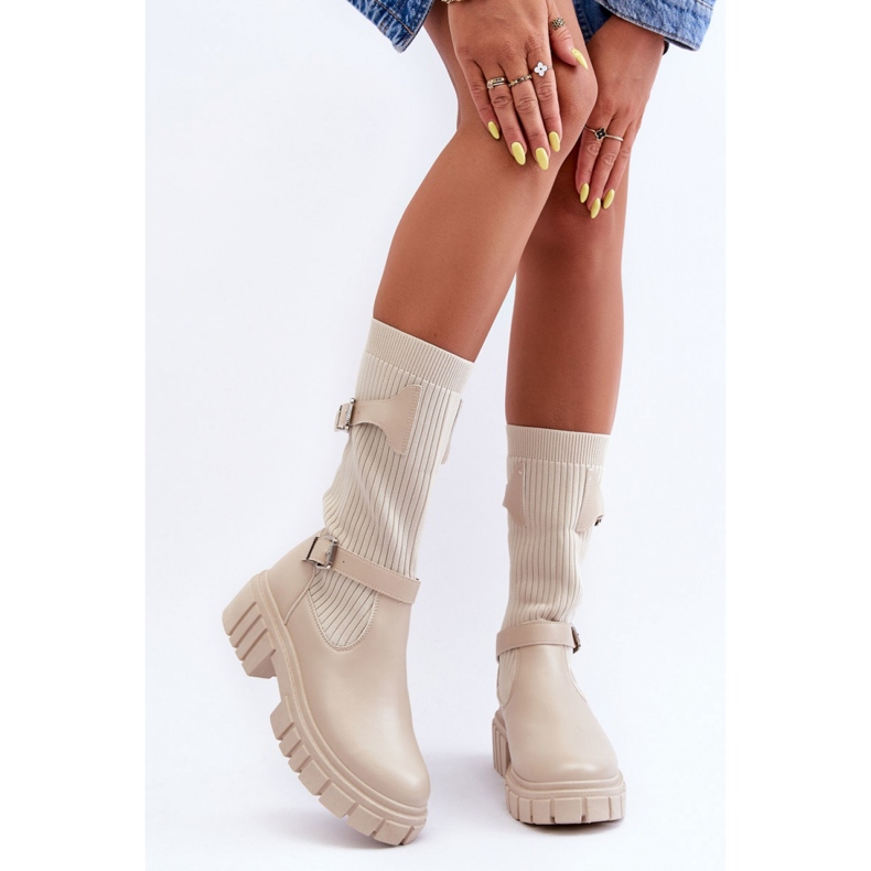 Step in style Stivali Modello Abroze 55-80 Beige - Entra con stile 1