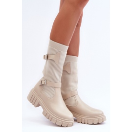 Step in style Stivali Modello Abroze 55-80 Beige - Entra con stile 2