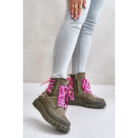 Step in style Stivali Modello Edidda 24BT26-7378 Leopardo/Verde - Entra con stile 1