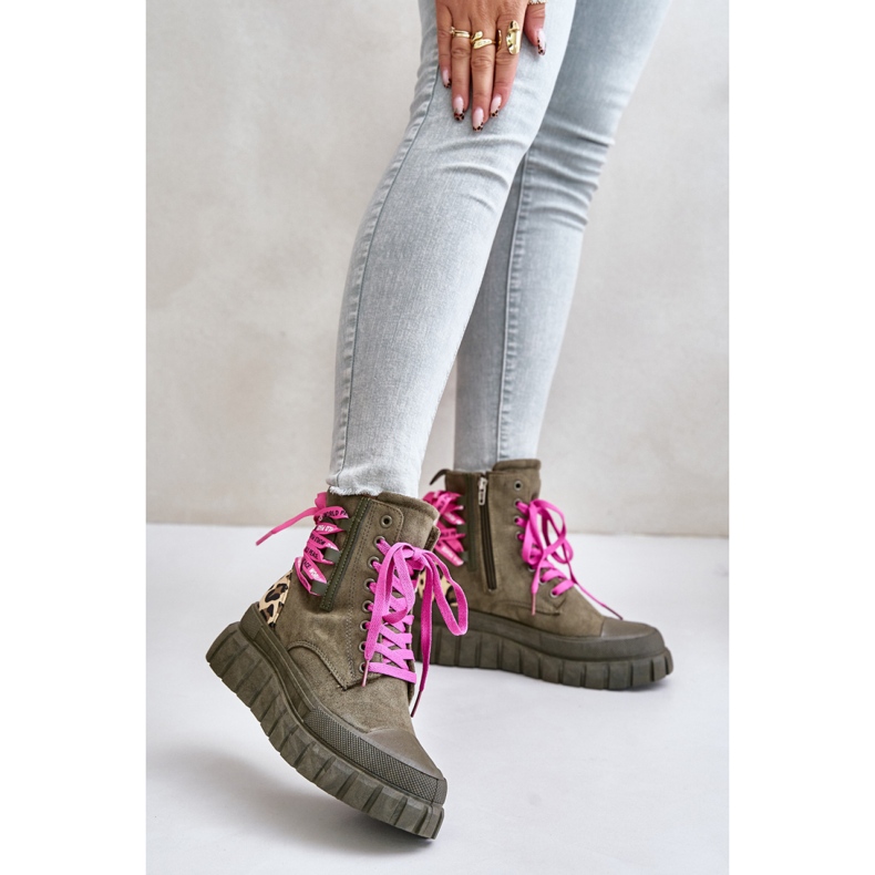 Step in style Stivali Modello Edidda 24BT26-7378 Leopardo/Verde - Entra con stile 1