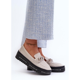 Step in style Mocassini Modello S.Barski LR618 Beige - Entra con stile 1