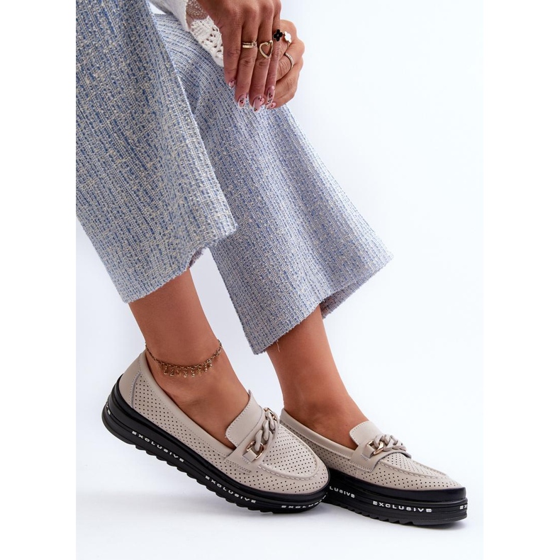 Step in style Mocassini Modello S.Barski LR618 Beige - Entra con stile 2