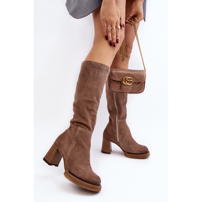 Step in style Stivali Modello Lemar Ceraxa 70133 Camoscio Marrone - Entra con stile 1
