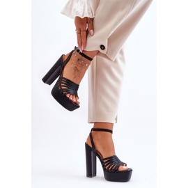 Step in style Sandali Modello Maya B-307 Nero - Entra con stile 1