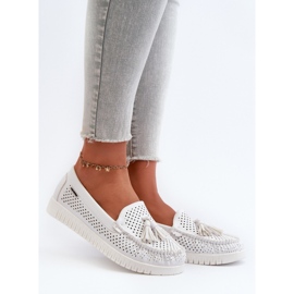 Step in style Mocassini Modello Tinami HH503-9 Bianco - Entra con stile bianca 1