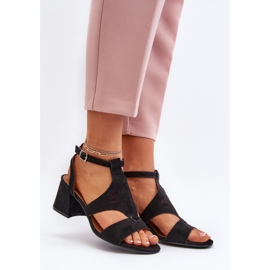 Step in style Sandali Modello Eleriva N24-028 Nero - Entra con stile 1