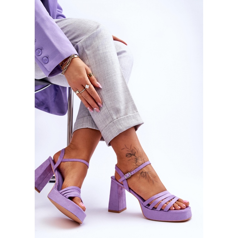 Step in style Sandali Modello Verda ZY222 Viola - Entra con stile 1