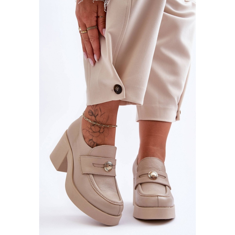Step in style Scarpe Modello Dunadia 20148 Pelle Beige - Entra con stile 1
