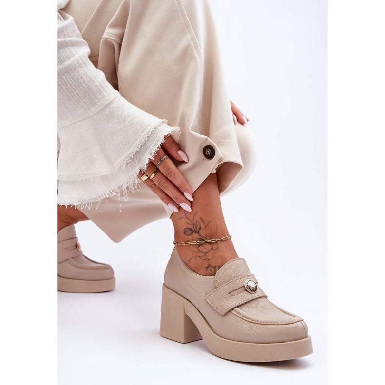 Step in style Scarpe Modello Dunadia 20148 Pelle Beige - Entra con stile 2