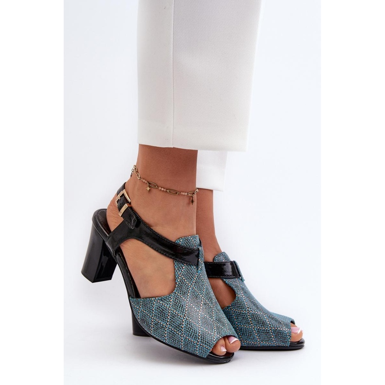 Step in style Sandali Modello Queenmarie SA228-3 Turchese - Entra con stile blu 1