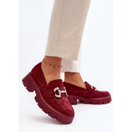 Step in style Mocassini Modello Ellise G422 Bordo - Entra con stile rosso 2