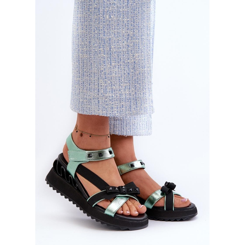 Step in style Sandali Modello Da CR956 Verde - Entra con stile 1