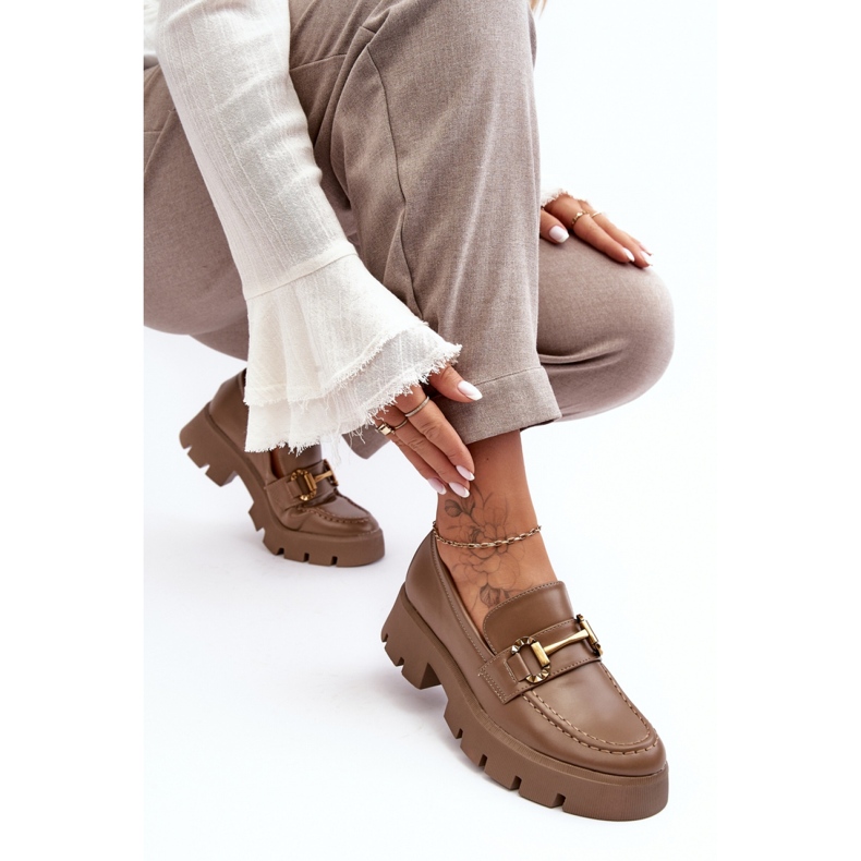 Step in style Scarpe Modello Peuria 2644-3 Pelle Khaki - Entra con stile beige 2