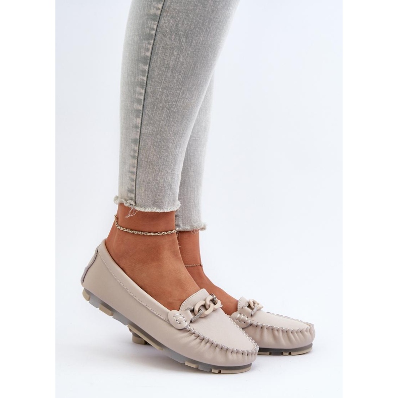 Step in style Mocassini Modello S.Barski LR339 Beige - Entra con stile 1