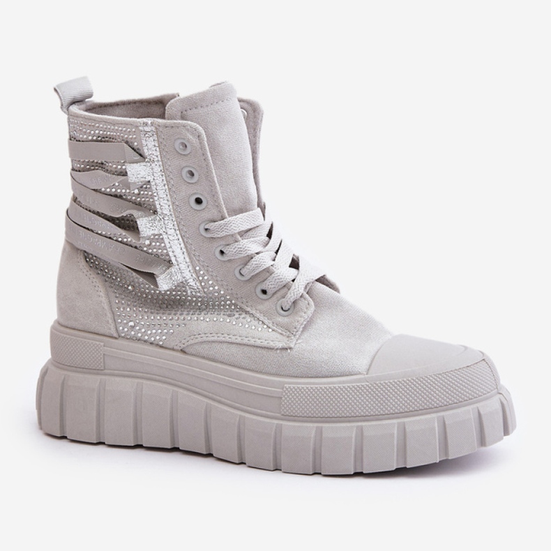 Step in style Sneakers Modello Zaidria EV-337 Grigio - Entra con stile 2