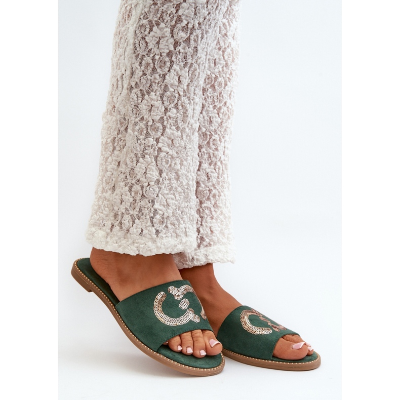 Step in style Sandalo Infradito Modello S.Barski KV27-052 Verde - Entra con stile 1