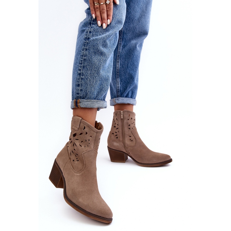 Step in style Stivali Modello Da SN622-20 Camoscio Beige Scuro - Entra con stile 1