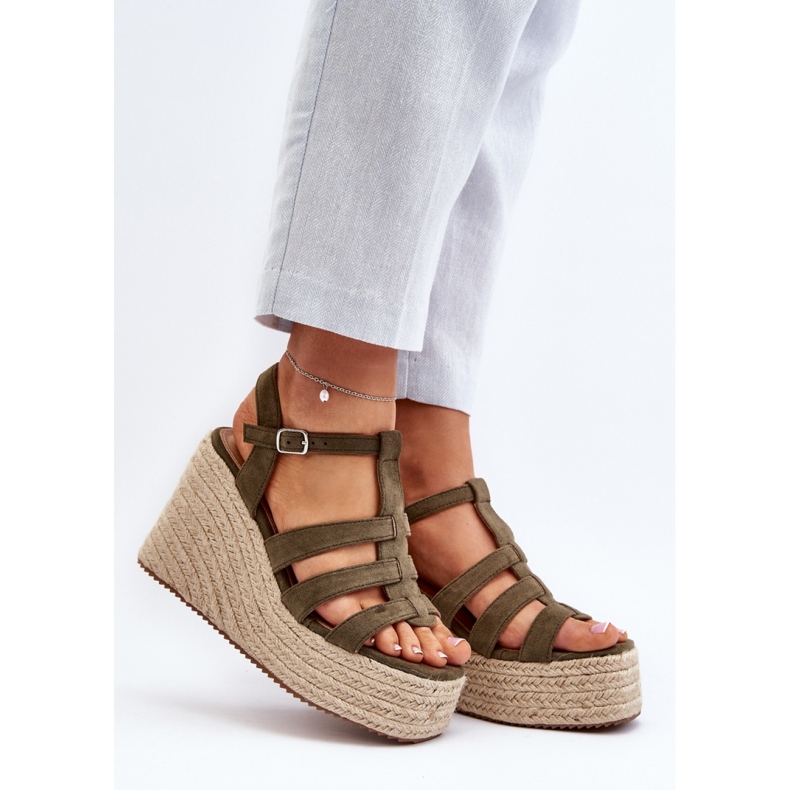 Step in style Sandali Modello Gnosis H8-689 Verde - Entra con stile 1