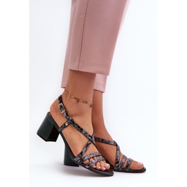 Step in style Sandali Modello Maciejka 06653-09 Verde Scuro - Entra con stile 1