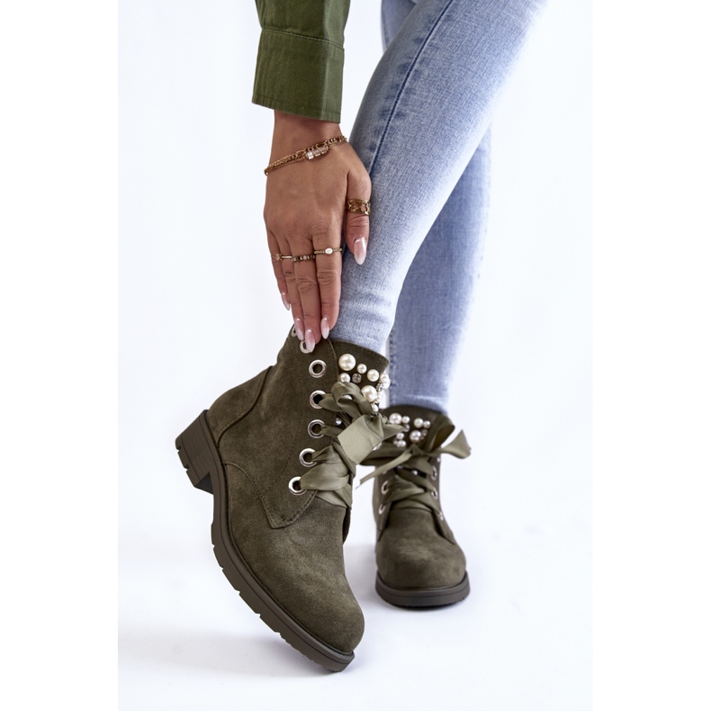 Step in style Stivali Modello Raiso CLS-206 Verde - Entra con stile 1