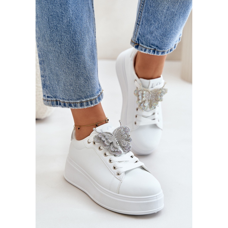 Step in style Scarpe sportive Modello Naritevia YY-23 Bianco/Argento - Entra con stile 1