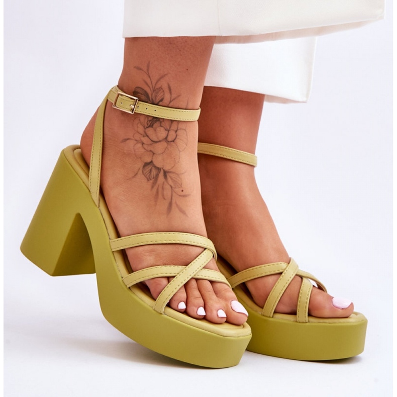 Step in style Sandali Modello Shemira 78-130 Verde - Entra con stile 1