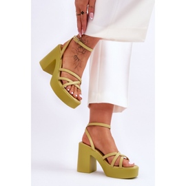 Step in style Sandali Modello Shemira 78-130 Verde - Entra con stile 2
