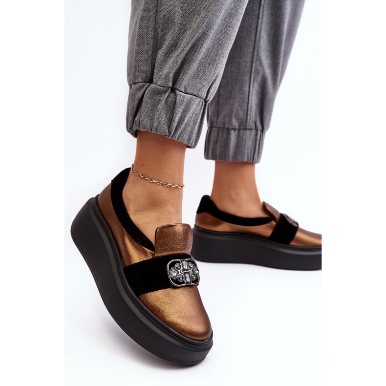 Step in style Scarpe Modello Laura Messi 2697/744-300 Gold - Entra con stile giallo 1