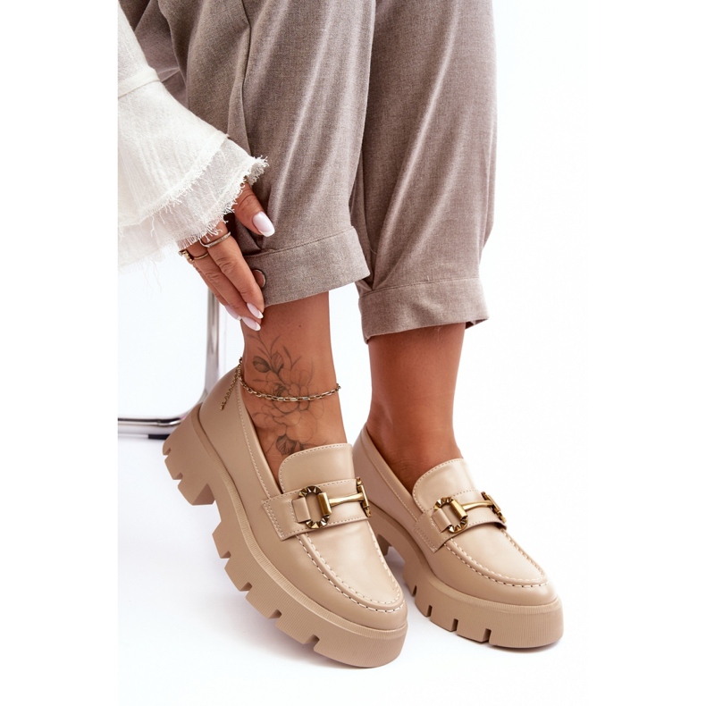 Step in style Scarpe Modello Peuria 2644-2 Pelle Beige - Entra con stile 1