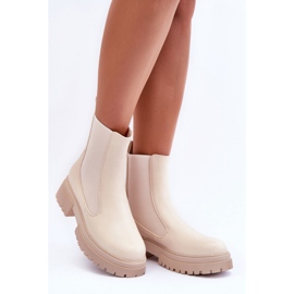 Step in style Stivaletto Chelsea Modello Isminna BM67 Beige - Entra con stile 1