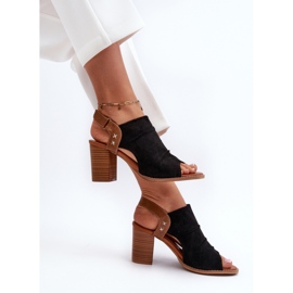 Step in style Sandali Modello Rosca 24SD35-7184 Nero - Entra con stile 1