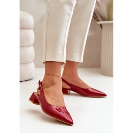 Step in style Ballerine Modello Anarinne BF-18 Bordeaux - Passo con stile rosso 1