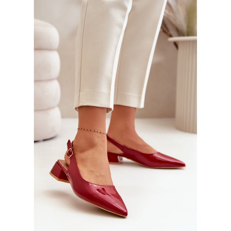 Step in style Ballerine Modello Anarinne BF-18 Bordeaux - Passo con stile rosso 1
